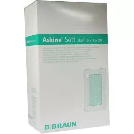 ASKINA Penso macio para feridas 9x15 cm estéril, 40 pcs