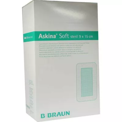 ASKINA Penso macio para feridas 9x15 cm estéril, 40 pcs