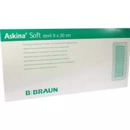 ASKINA Penso macio para feridas 9x20 cm estéril, 30 pcs