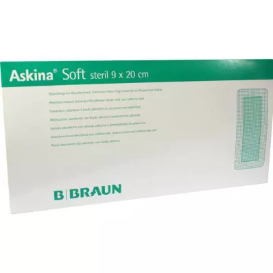 ASKINA Penso macio para feridas 9x20 cm estéril, 30 pcs ASKINA Penso macio para feridas 9x20 cm estéril, 30 pcs