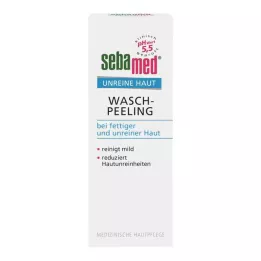 SEBAMED Esfoliante de lavagem da pele impura, 100 ml