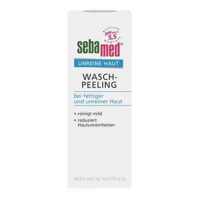 SEBAMED Esfoliante de lavagem da pele impura, 100 ml SEBAMED Esfoliante de lavagem da pele impura, 100 ml