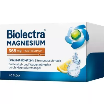 BIOLECTRA Magnésio 365 mg limão fortissimum, 40 unid