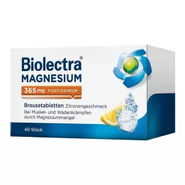 BIOLECTRA Magnésio 365 mg limão fortissimum, 40 unid