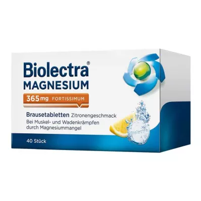 BIOLECTRA Magnésio 365 mg limão fortissimum, 40 unid