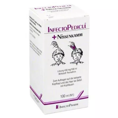 Solução Infectopedicul + pente nit, 100 ml
