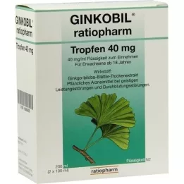 GINKOBIL-ratiopharm gotas 40 mg, 200 ml