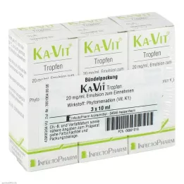 KA Gotas de vitamina, 3X10 ml