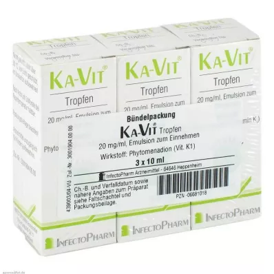 KA VIT Gotas, 3X10 ml