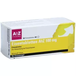 EISENTABLETTEN AbZ 100 mg comprimidos revestidos por película, 50 unid