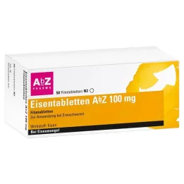 EISENTABLETTEN AbZ 100 mg comprimidos revestidos por película, 50 unid