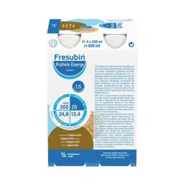 FRESUBIN PROTEIN Energia DRINK Balão de cappucc., 4X200 ml