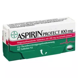 ASPIRIN Protect 100 mg comprimidos com revestimento entérico, 42 unidades