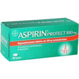 ASPIRIN Protect 100 mg comprimidos com revestimento entérico, 98 unidades
