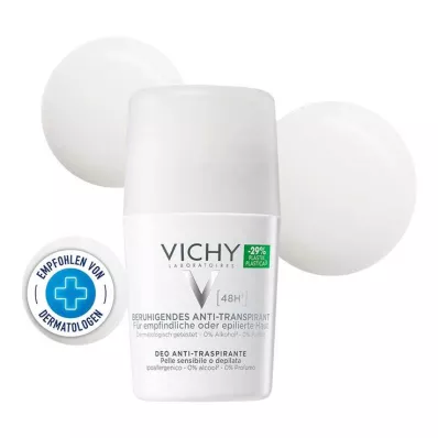 VICHY DEO Roll-on Antitranspirante Sensitive 48h, 50 ml VICHY DEO Roll-on Antitranspirante Sensitive 48h, 50 ml