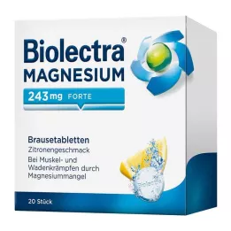 BIOLECTRA Magnésio 243 mg forte limão comprimidos, 20 unid