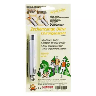 ZECKENZANGE Aço ultra cirúrgico, 1 unidade