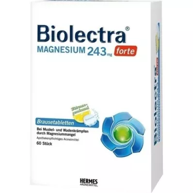 BIOLECTRA Magnésio 243 mg forte limão comprimidos, 60 unid