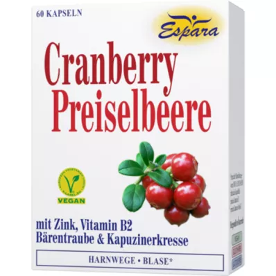 CRANBERRY PREISELBEERE Cápsulas, 60 unidades