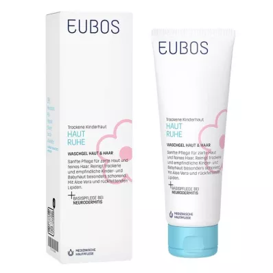 Gel de lavagem calmante para a pele infantil Eubos, 125 ml Gel de lavagem calmante para a pele infantil Eubos, 125 ml