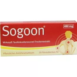 SOGOON 480 mg comprimidos revestidos por película, 20 unidades