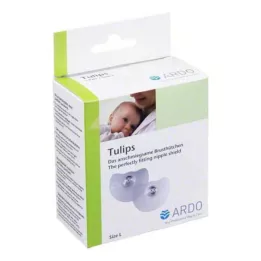ARDO Protetor de tetina Tulips tamanho L, 2 peças