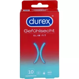 DUREX Preservativos Sensitive Slim Fit, 10 unidades