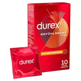 DUREX Preservativos Sensitive extra grandes, 10 unid