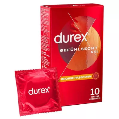 DUREX Preservativos Sensitive extra grandes, 10 unid