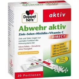 DOPPELHERZ Defesa ativa DIRECT pastilhas, 20 peças