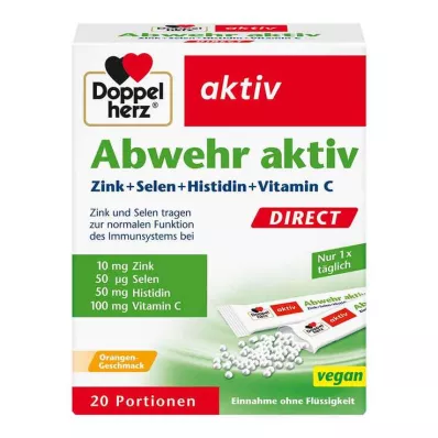 DOPPELHERZ Defesa ativa DIRECT pastilhas, 20 peças DOPPELHERZ Defesa ativa DIRECT pastilhas, 20 peças