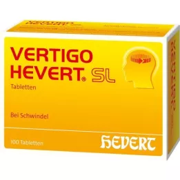 VERTIGO HEVERT SL Comprimidos, 100 unidades