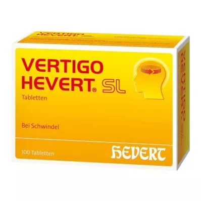 VERTIGO HEVERT SL Comprimidos, 100 unidades
