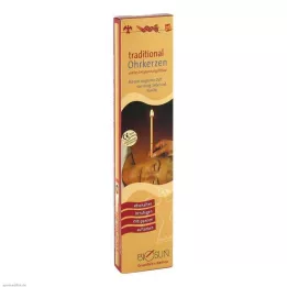 BIOSUN Velas tradicionais para as orelhas, 2 peças