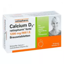 CALCIUM D3-ratiopharm forte comprimidos efervescentes, 20 unid