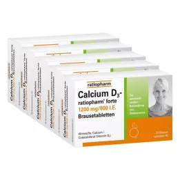 CALCIUM D3-ratiopharm forte comprimidos efervescentes, 100 unid