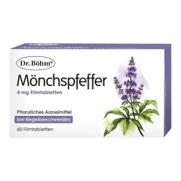 Comprimidos revestidos por película de 4 mg de pimenta do monge Böhm, 60 unidades