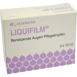 LIQUIFILM Colírio humidificante para os olhos, 3X10 ml