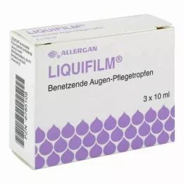 LIQUIFILM Colírio humidificante para os olhos, 3X10 ml
