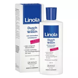 LINOLA Duche e lavagem, 300 ml