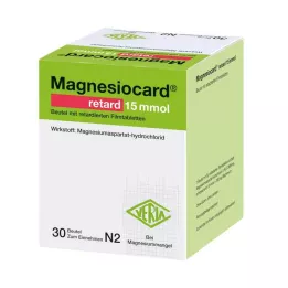 MAGNESIOCARD saqueta de retard 15 mmol com película de retard, 30 unid