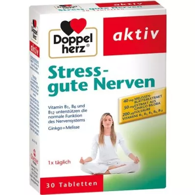 DOPPELHERZ Comprimidos para os bons nervos do stress, 30 unidades