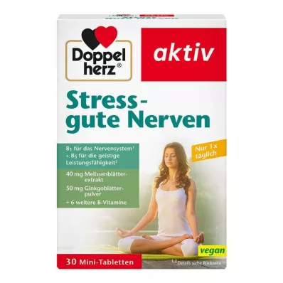 DOPPELHERZ Comprimidos para os bons nervos do stress, 30 unidades