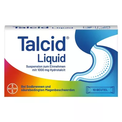 TALCID Líquido, 10 peças
