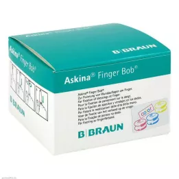 ASKINA Finger Bob colorido, 50 pcs