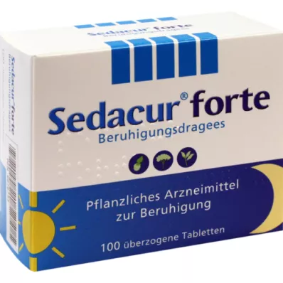 SEDACUR pastilhas sedativas fortes, 100 unid