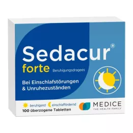 SEDACUR pastilhas sedativas fortes, 100 unid