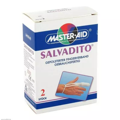 SALVADITO Ligadura pré-fabricada para os dedos Master Aid, 2 peças