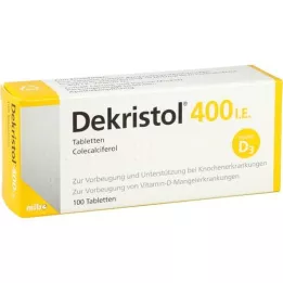 DEKRISTOL Comprimidos de 400 U.I., 100 unidades