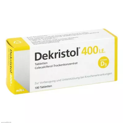 Dekristol 400 UI comprimidos, 100 unidades Dekristol 400 UI comprimidos, 100 unidades